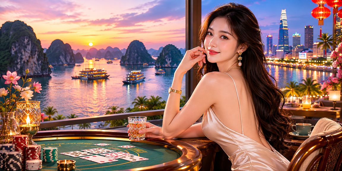 Cảnh phối cảnh baccarat tại Sài Gòn với dịch vụ cao cấp
